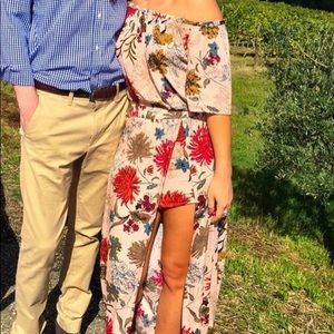 American Threads Floral Top/Skirt Set Size M